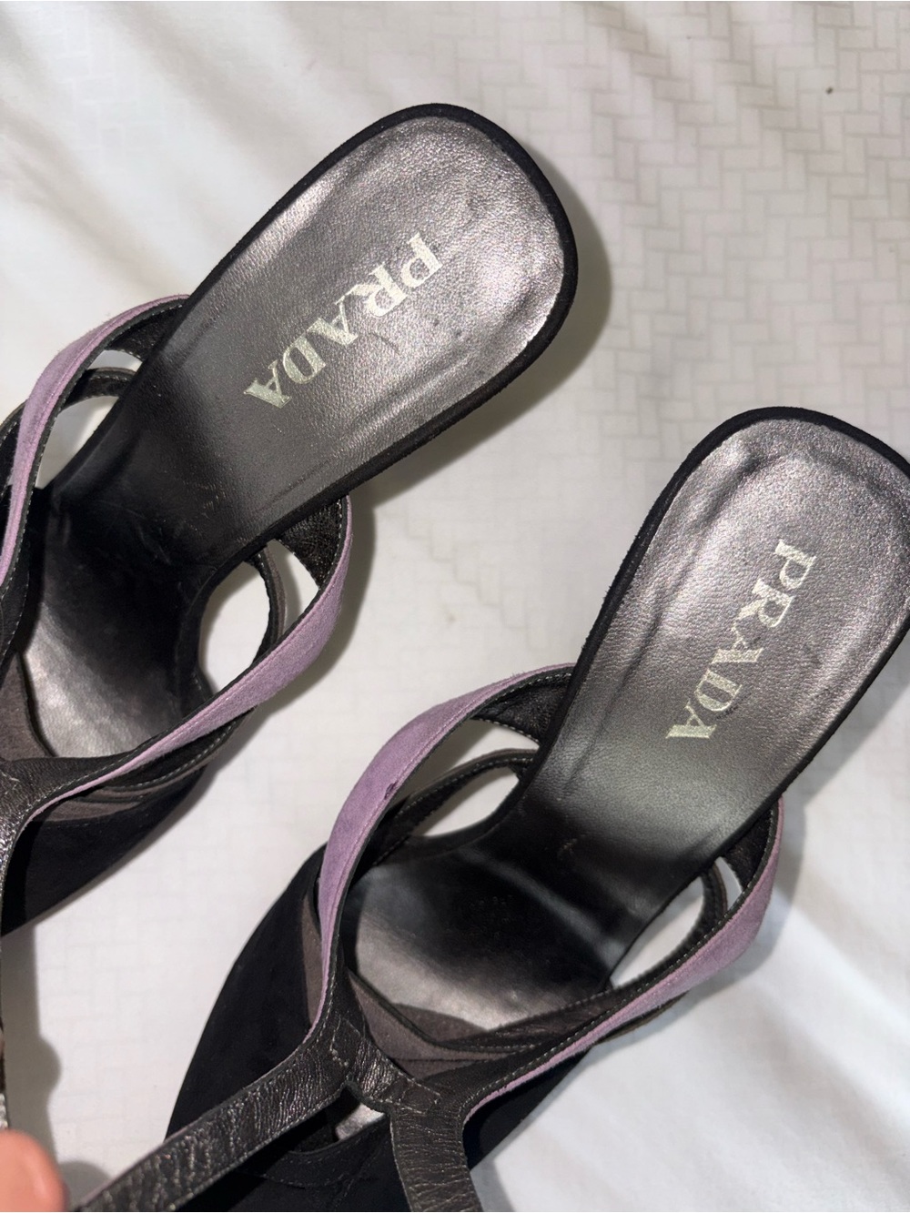 PRADA vintage suede heels ✨ Sz 38 - Picture 7 of 15